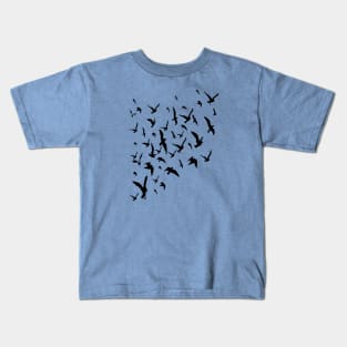 Seagull Birds Silhouette Kids T-Shirt
